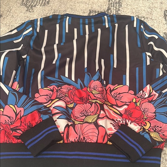 Flying Tomato Black Floral Jacket - Picture 5 of 7